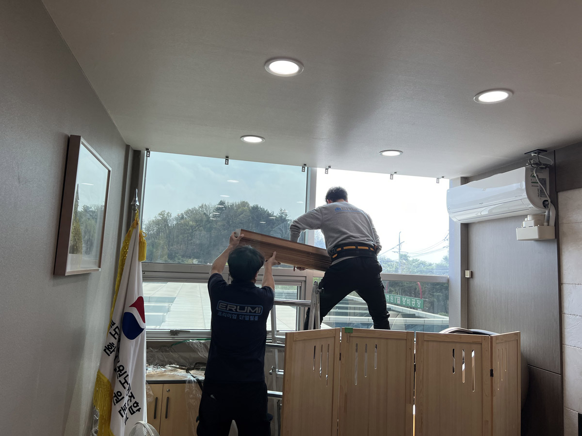 경북 연구시설 시공 마감 상태 확인